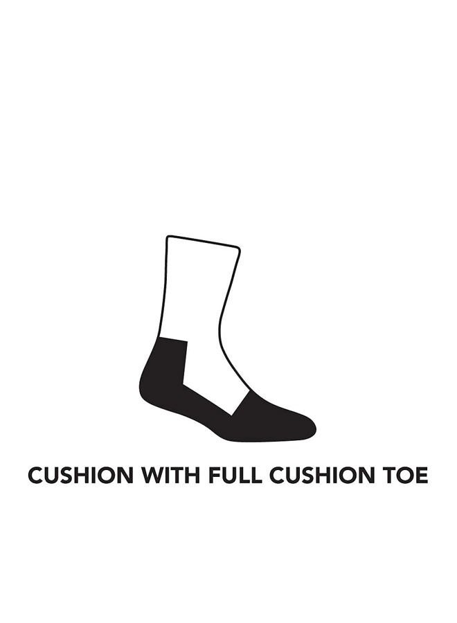 Darn Tough Steely Micro Crew Cushion Socks - Men's Graphite Medium - Image 5