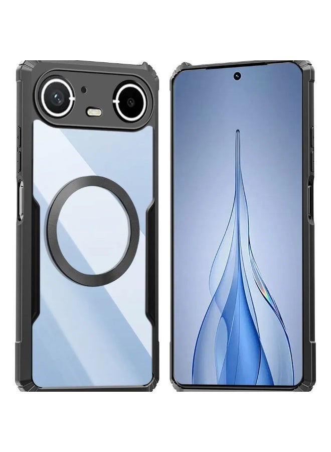 general Tecno Pova Slim 5G Back Cover | 360° Protection | Crystal Clear Hard Back Transparent | Compatible with MagSafe Accessories - Image 1