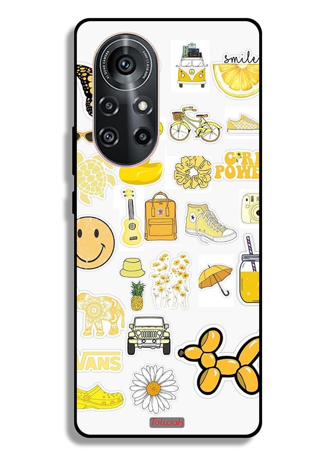 Tolwak Huawei nova 8 Pro 4G Protective Case Cover Girly Tags - Image 2