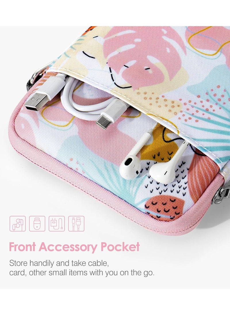 MoKo - MoKo Padded Ereader Sleeve Case for 67 inch Tablet Bag Compatible with 7 eReader Colorsoft Signature Edition 2024 Tropical Leaf - Image 1