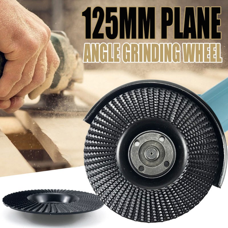 Wood Carving Disc Shaping Wheel 125mm Tungsten Carbide Accessory for Woodworking Black - Image 2