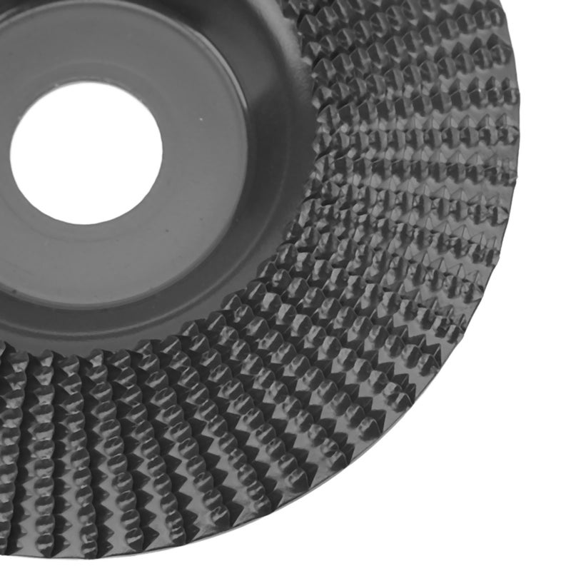 Wood Carving Disc Shaping Wheel 125mm Tungsten Carbide Accessory for Woodworking Black - Image 4