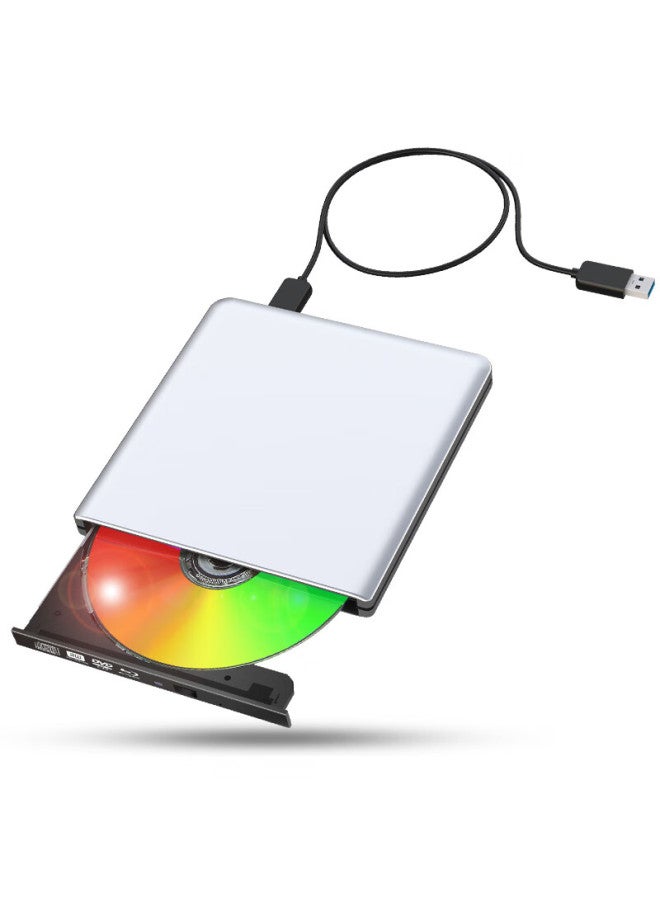 Elei Usb3.0 External Blu-ray Disc Drive, High-speed Portable Dvd Burner, Supports 3d Blu-ray 50gb/100gb Playback, Bd-re External Optical Drive - Image 1