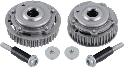 FEIDKS Intake Exhaust Engine Variable Valve Timing VVT Sprocket Camshaft Phaser Gear Fit for Chevrolet Aveo Trax Cruze Sonic Pontiac G3 Saturn Astra 4Cyl 16L 18L Replace No 55568386 55567048