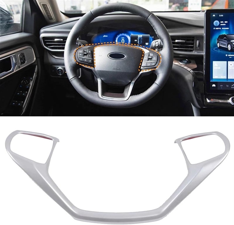 Wivplex Steering Wheel Cover Trim for Ford Explorer 2020 - Image 2