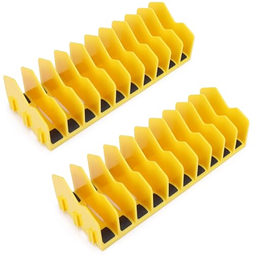 HURRICANE Pliers Organizer Rack, Pliers Cutters Organizer with Non-Slip Rubber Base, Keep Tools Organized in Drawers, 2 Pack, Extendable Design, Fit 3'H Drawers and More - Image 1