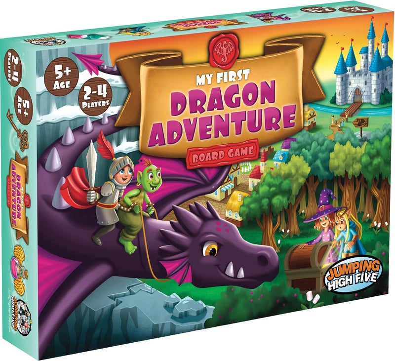 Jumping High Five My First Dragon Adventure Board Game Kids Save The Kingdom Beginner Fantasy Adventure Game for Children 5 Exciting HandsOn Dragon Fun for Family Game Night - Image 4