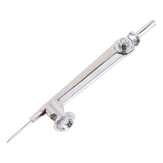 SK Geometry Rounder Compass For School Students Mathematical Stainless Steel Finish Compass for Drawing & Geometry with Key (Pack of 1) - Image 2