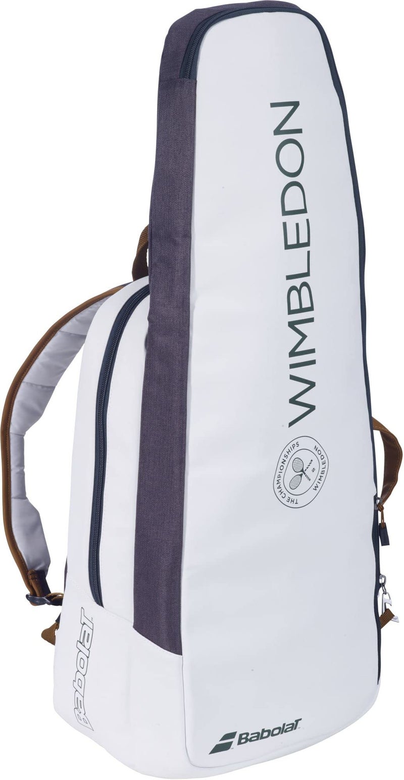 Babolat Pure Wimbledon Tennis Backpack (White/Grey) - Image 3