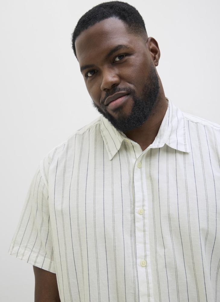 JACK & JONES Plus Size Canggu Stripe Shirt  - Image 3