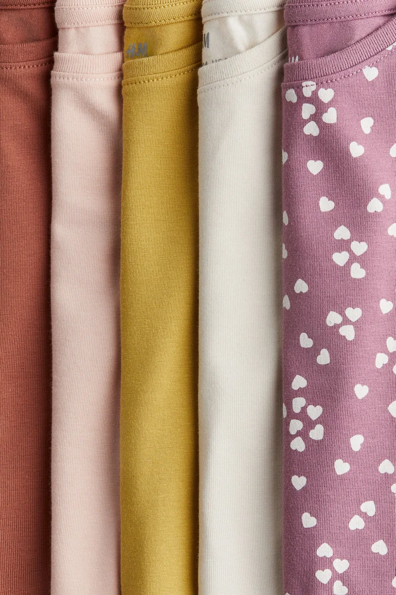 H&M 5-Pack Jersey Tops