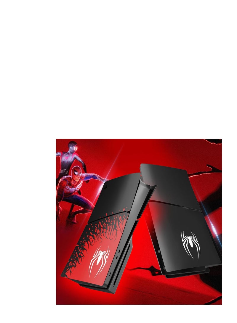أغطية حماية الوجه TRIX SLIM Disc Edition لوحدة التحكم PS5، غلاف حماية بديل للوحة الوجه، مقاوم للغبار، مضاد للخدش (إصدار SPIDERMAN 2) - Image 3