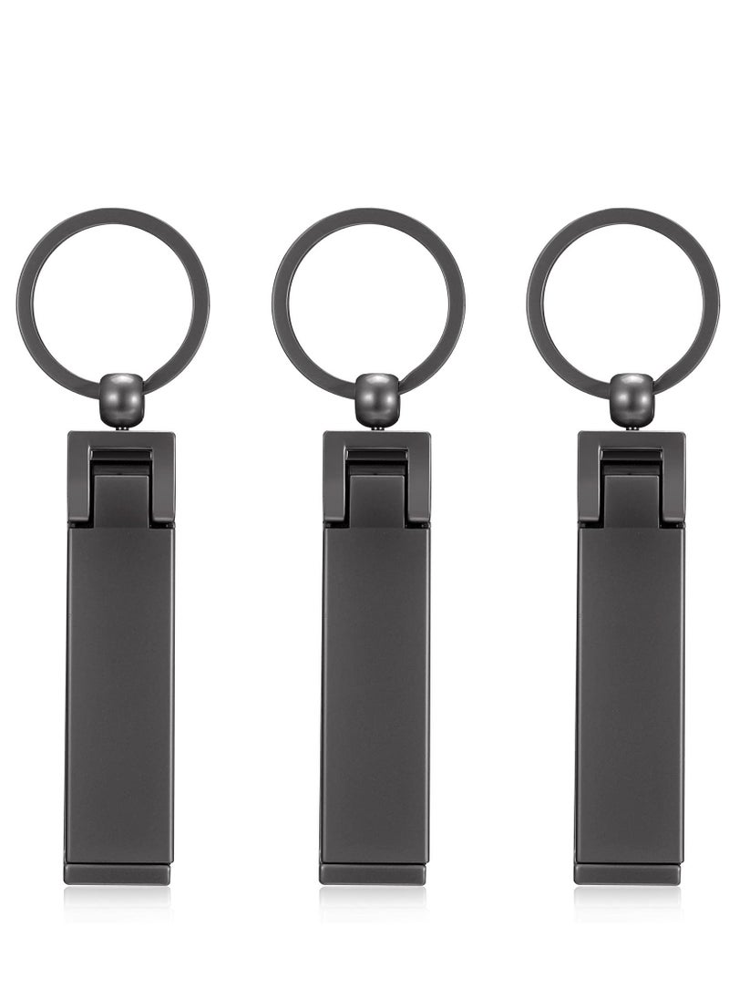 SYOSI - 3 Pieces Instant Bag Hook Bag Hanger Collection, Purse Handbag Hook Hanger Holder Set Mobile Phone Holder Foldable Stylish Swivel Hanger for Table Desk, Handbag Storage, Elastic Cap Clips Hat (Black) - Image 1