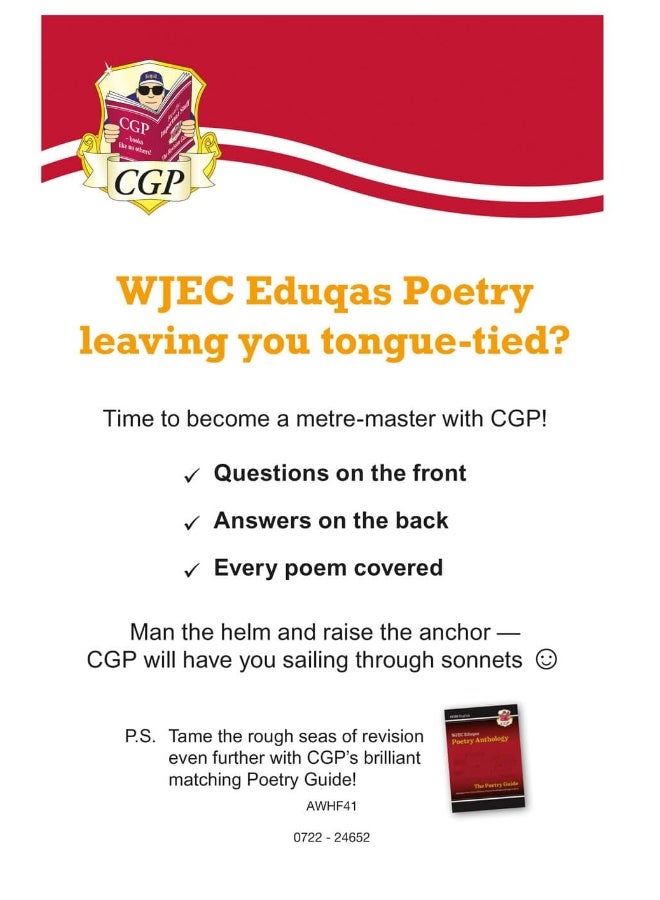 GCSE الإنجليزية: مختارات شعرية من WJEC Eduqas - بطاقات أسئلة المراجعة - Image 2