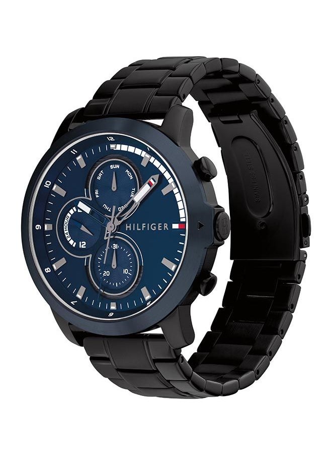 TOMMY HILFIGER Men Analog Round Shape Stainless Steel Wrist Watch 46 mm  - Image 2