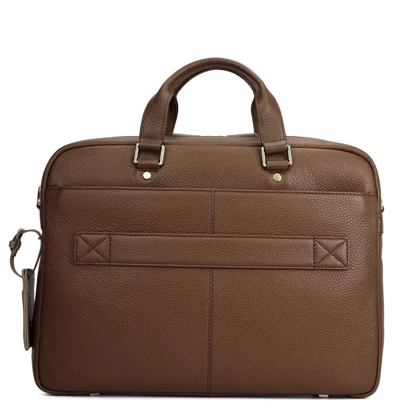 Da Milano Mocha Classic Laptop Bag (M)  | Best Price UAE