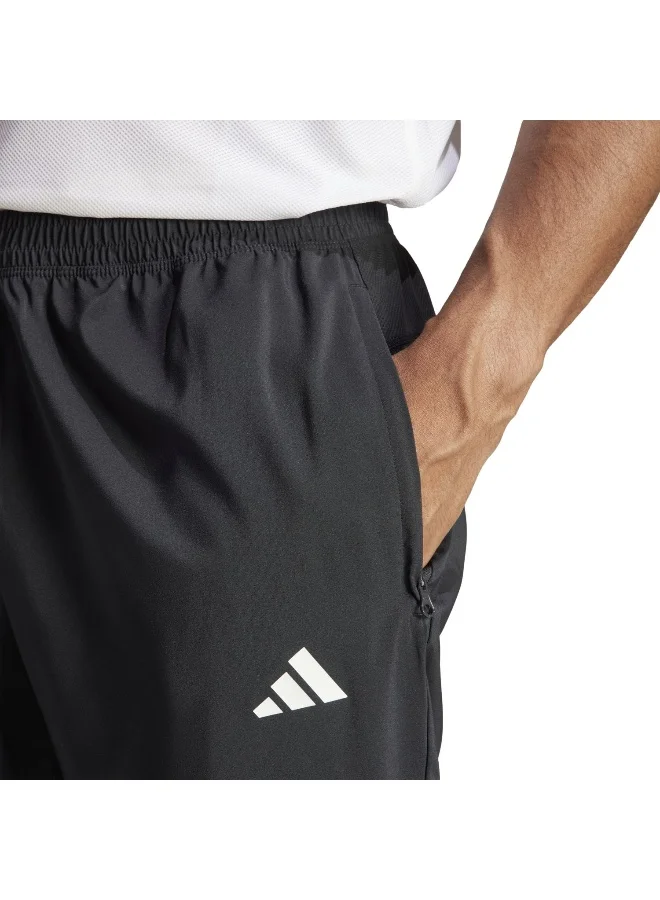 adidas بنطلون رياضي رجالي أسود مقاس