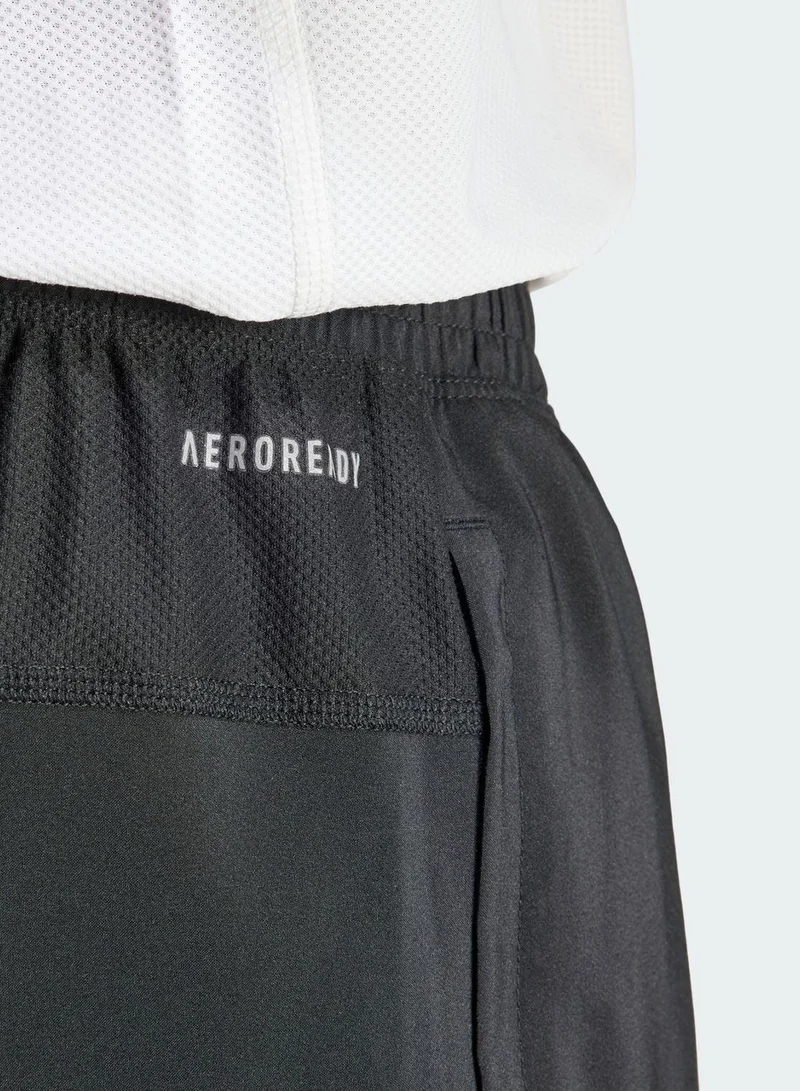 adidas بنطلون رياضي رجالي أسود مقاس