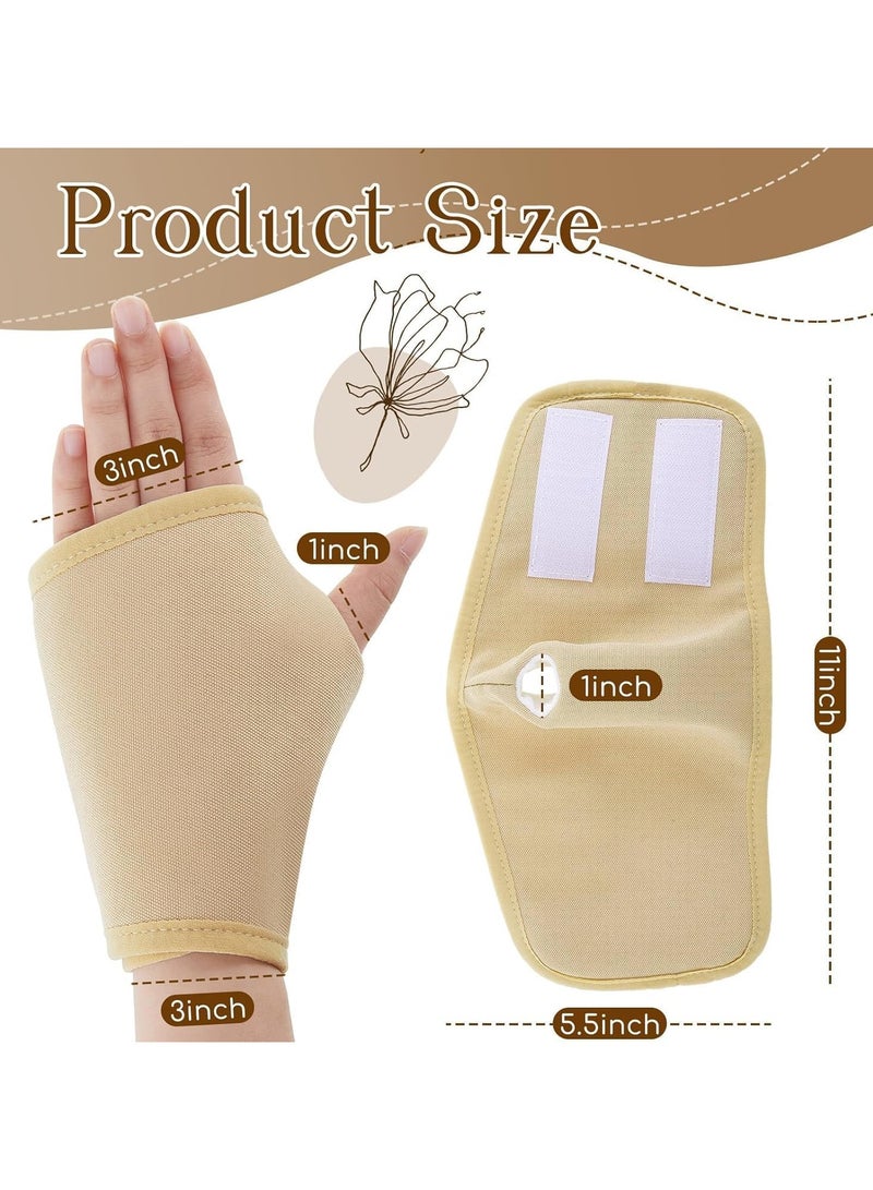 general 2 Pack Wrist Castor Oil Packing Kit, Castor Oil Liver Packing Kit, Castor Oil Packing Organic Cotton Flannel, Reusable Castor Oil Compression Packing Pads for Liver Detox, Inflammation - Image 2