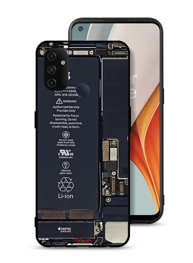Tolwak OnePlus Nord N100 Protective Case Cover Phone Circuit Pattern - Image 1