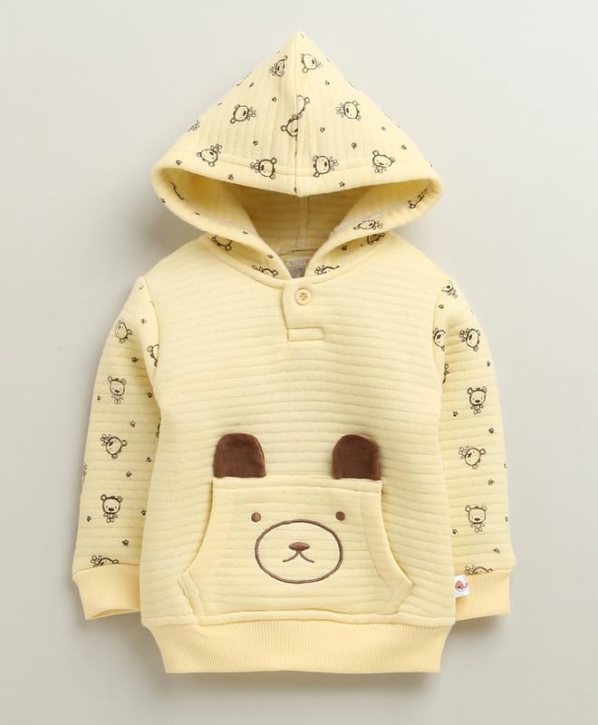 BUMZEE Boys Polyfill Regular Fit Winter Set Yellow - 18-24 Months (Peb10660E-ylw) - Image 2