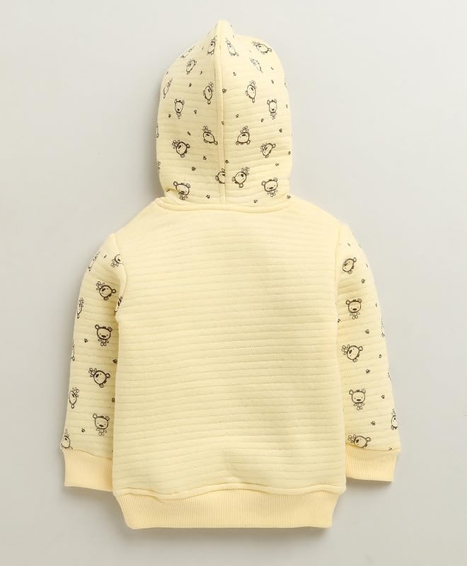 BUMZEE Boys Polyfill Regular Fit Winter Set Yellow - 18-24 Months (Peb10660E-ylw) - Image 3
