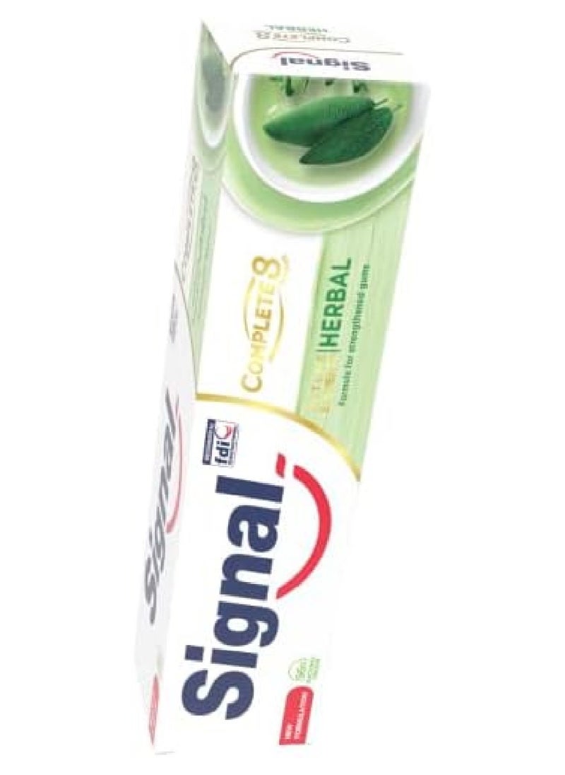 Signal Signal 20% Charcoal Toothpaste Odorless 100ml Antibacterial Oral Care 100ml + Signal Complete 8 Toothpaste & Gums with Herbal Extracts Antibacterial Oral Care 100ml  - Image 3