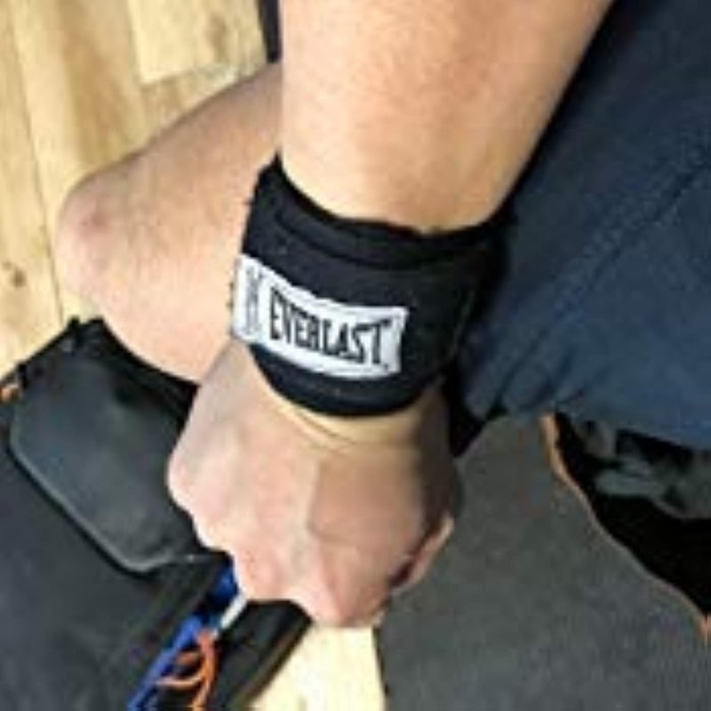 Everlast Worldwide 120-Inch Hand Wraps in Black for Boxing Training - Image 3