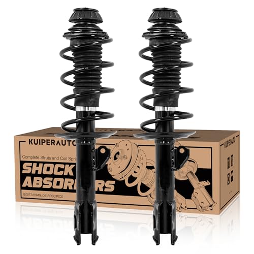 KUIPERAUTO Front Complete Struts Coil Spring Assembly 272288 272289 Compatible with 2006-2012 Toyota Yaris Replacement Shock Absorbers - Image 1