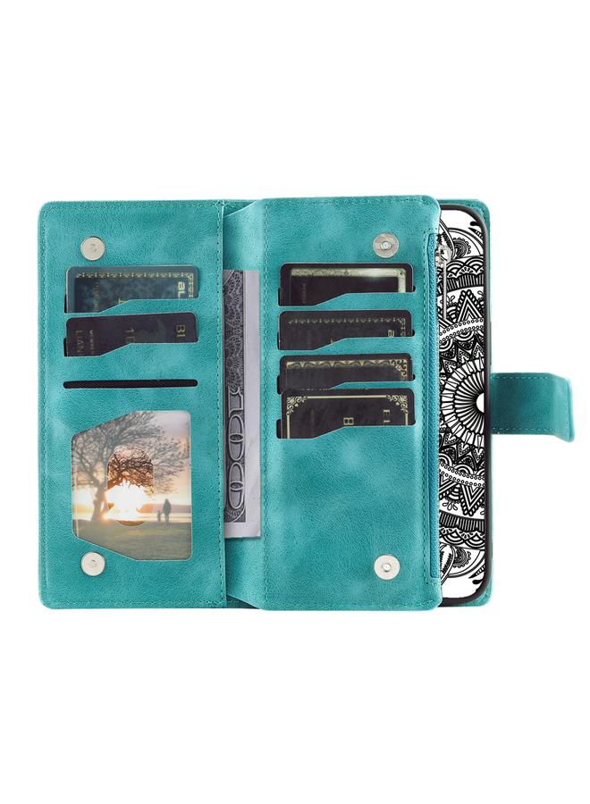 S-TOP Case For Google Pixel 9 Pro XL Multi-Card Totem Zipper Leather Phone Case - Image 4