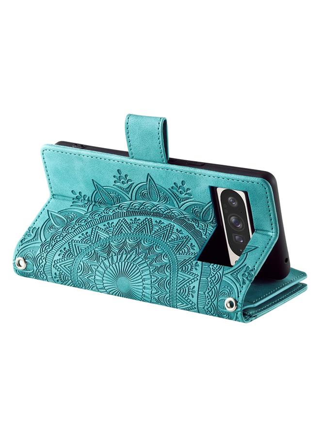 S-TOP Case For Google Pixel 9 Pro XL Multi-Card Totem Zipper Leather Phone Case - Image 5