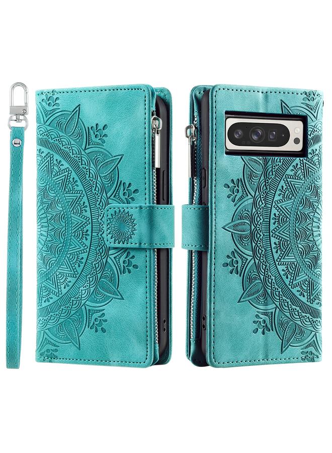 S-TOP Case For Google Pixel 9 Pro XL Multi-Card Totem Zipper Leather Phone Case - Image 3