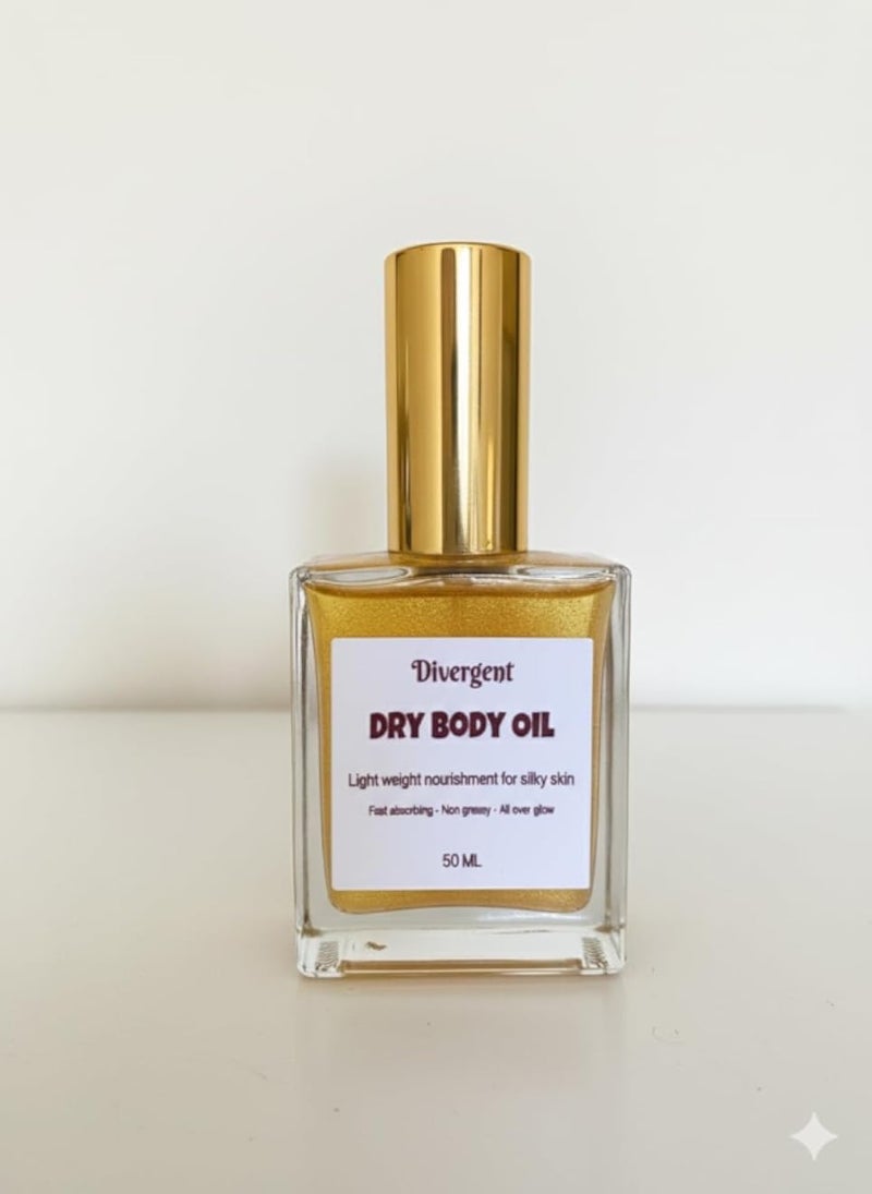 Divergent Vanilla Shimmer Dry Body Oil 50 ml