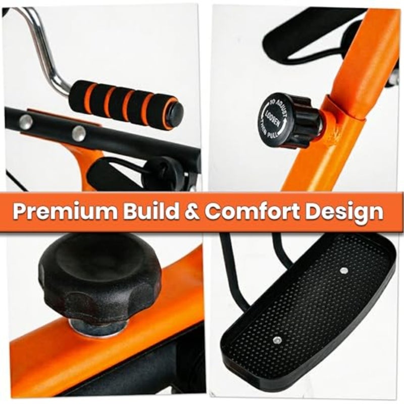 Master Gym Mini Exercise Bike Portable Home Pedal Exerciser Physio Bike Gym Fitness Exercise Muscle and Fitness, Indoor Exercise Bike Leg Arm Cardio Training - Image 5