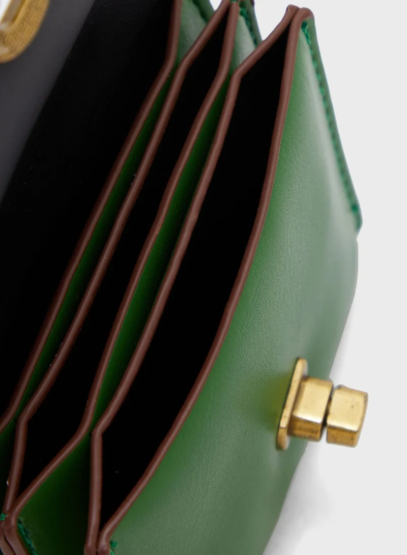 ELLA Wallet Purse With Turn Clasp