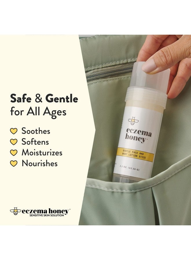 ECZEMA HONEY Gentle Face & Body Lotion Stick - Moisturizing Colloidal Oatmeal Hand Cream for Extremely Dry Skin - Eczema Lotion Helps Psoriasis, Dermatitis & More (2.2 Oz) - Image 3