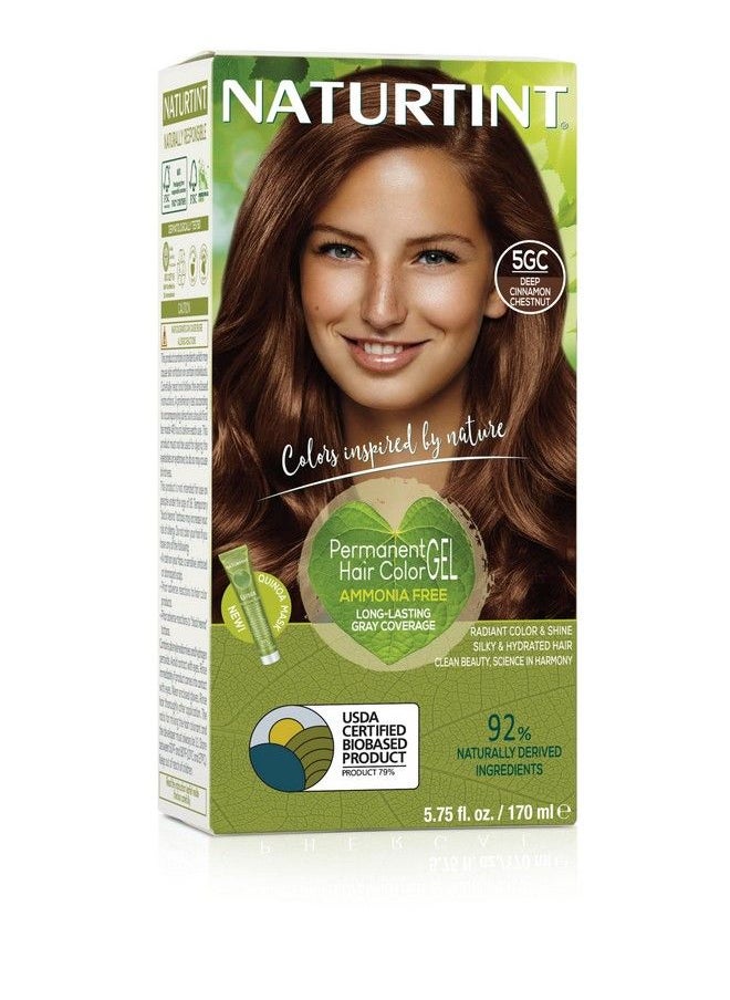 NATURTINT Permanent Hair Color 5Gc Deep Cinnamon Chestnut (Pack Of 1) Ammonia Free Vegan Cruelty Free Up To 100% Gray Coverage Long Lasting Results  - Image 2