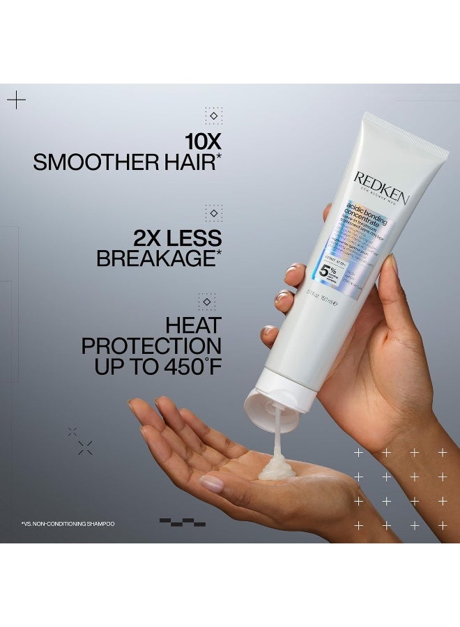 REDKEN Bonding Leave In Conditioner For Damaged Hair | Hair Repair | Strengthens Weak And Brittle Hair | Acidic Bonding Concentrate | For All Hair Types | 1 Fl Oz - Image 2