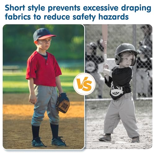 MIVEI 2T/3T/4T/5T Toddler Knicker Baseball Pants Youth Boys Girls Softball Pants Kids Tee Ball Pants with Belt Loop UPF50+ - Image 5