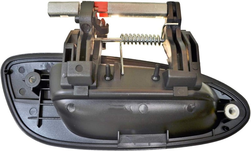 PT Auto Warehouse PT أوتو ويرهوس NI-3118P-QPK - مجموعة من 4 مقابض أبواب خارجية، مطلية بالأسود - Image 4