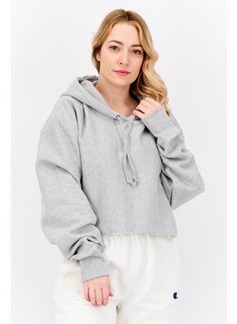 Champion Women Sportswear Fit Long Sleeve Outdoor Sweatshirt, Grey  - Image 1