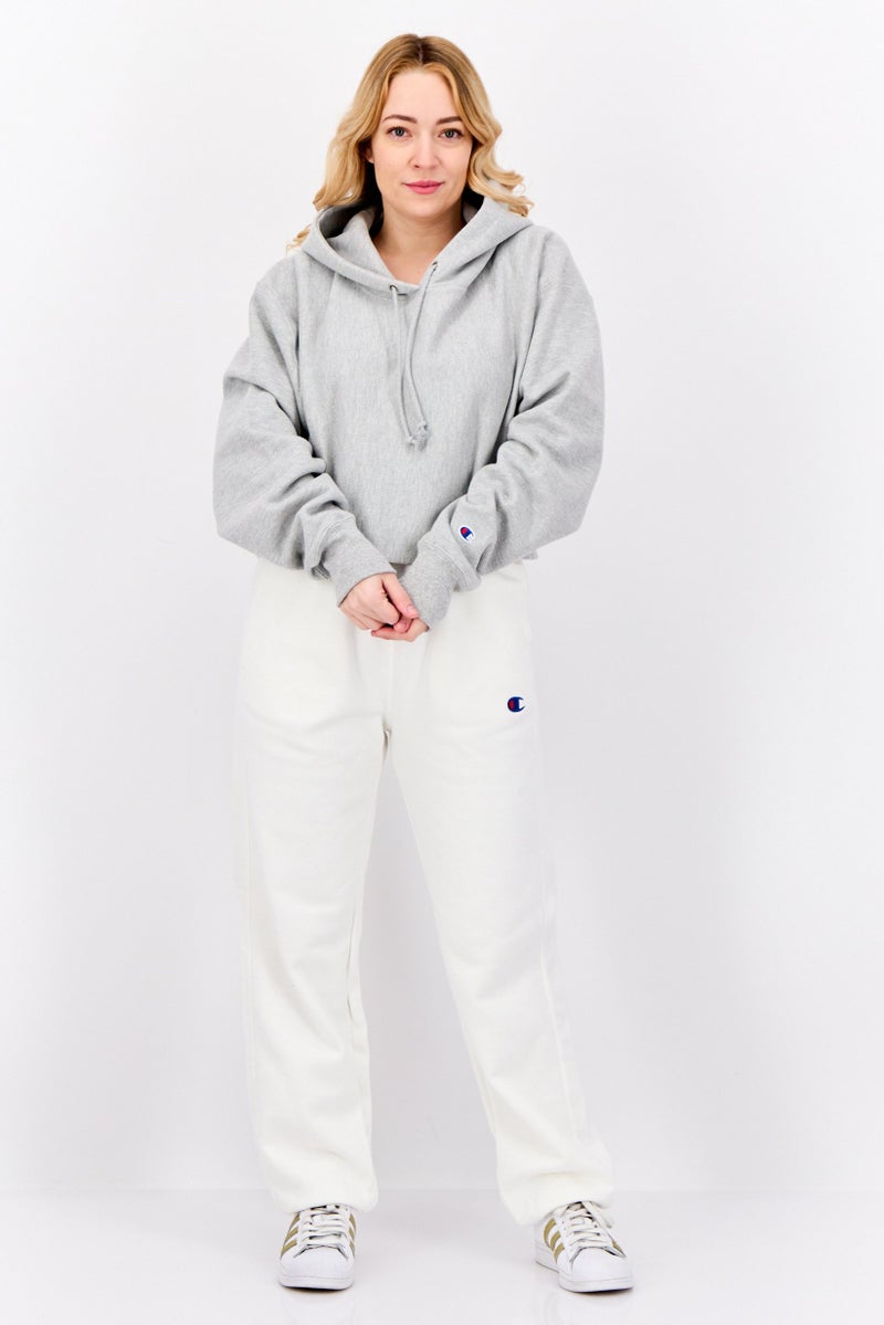 Champion Women Sportswear Fit Long Sleeve Outdoor Sweatshirt, Grey - Image 4