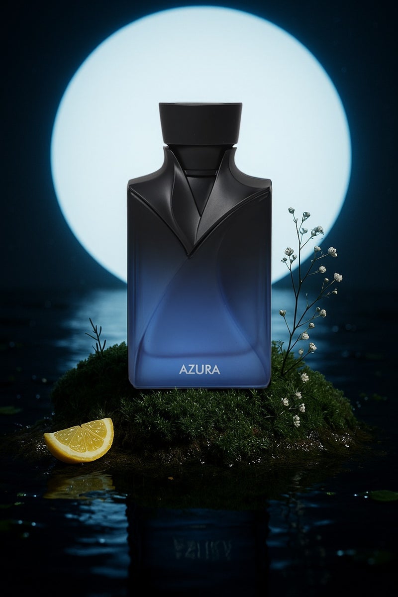 Naseem Azura Blue Aqua Eau de Parfum Perfume for Men - 90ml - Image 2