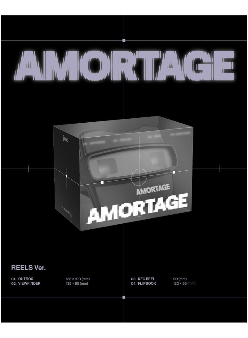 Jisoo 1st Mini Album [AMORTAGE] (REELS Ver.) Kpop Music Viewfinder + NFC Reel + Flipbook (NO CD Included) - Image 2