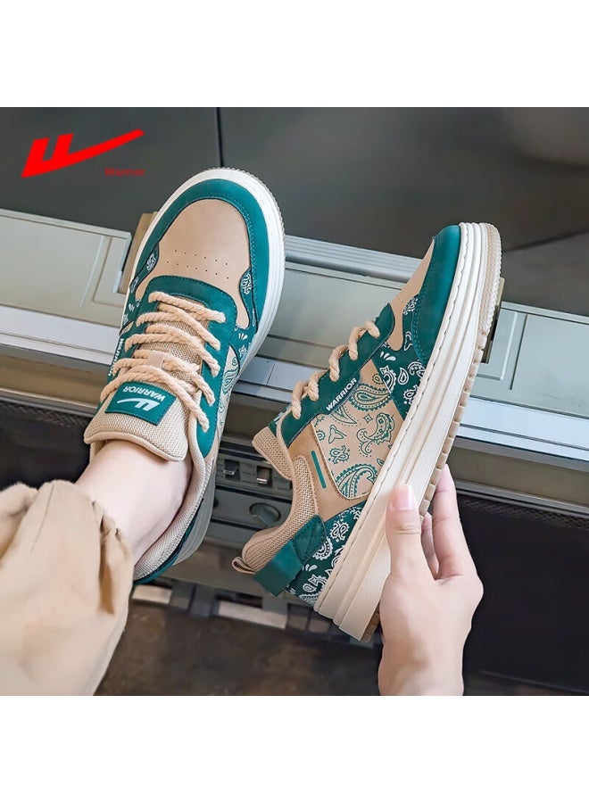 Pull Back Huili Men's Shoes Spring And Summer Versatile Sneakers, Comfortable Breathable Fashionable Sports Casual Shoes For Men, Khaki/green, Size 45 - Image 5