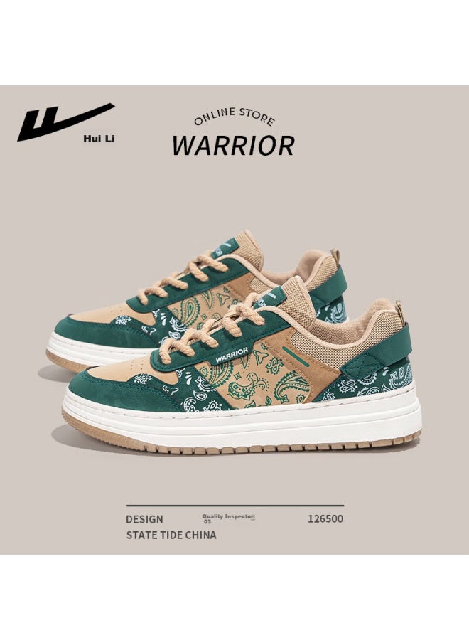 Pull Back Huili Men's Shoes Spring And Summer Versatile Sneakers, Comfortable Breathable Fashionable Sports Casual Shoes For Men, Khaki/green, Size 45 - Image 2
