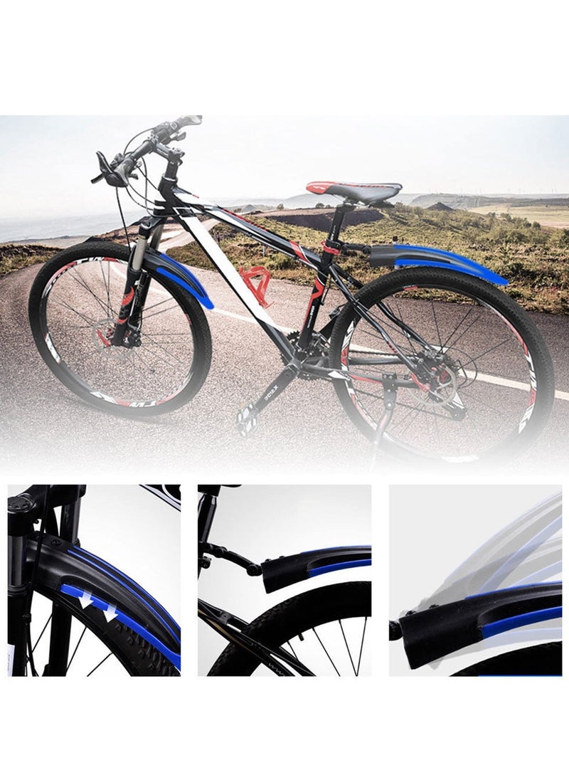 Y&D - Bike Fender Set, Universal Retractable Road Mountain Bicycle Mudguard Front and Rear Tires Mud Guard for 20"-26" - Image 1