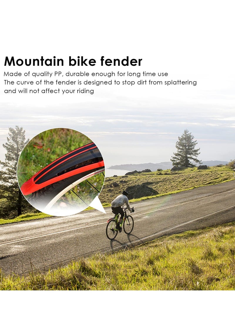 Y&D - Bike Fender Set, Universal Retractable Road Mountain Bicycle Mudguard Front and Rear Tires Mud Guard for 20"-26" - Image 1