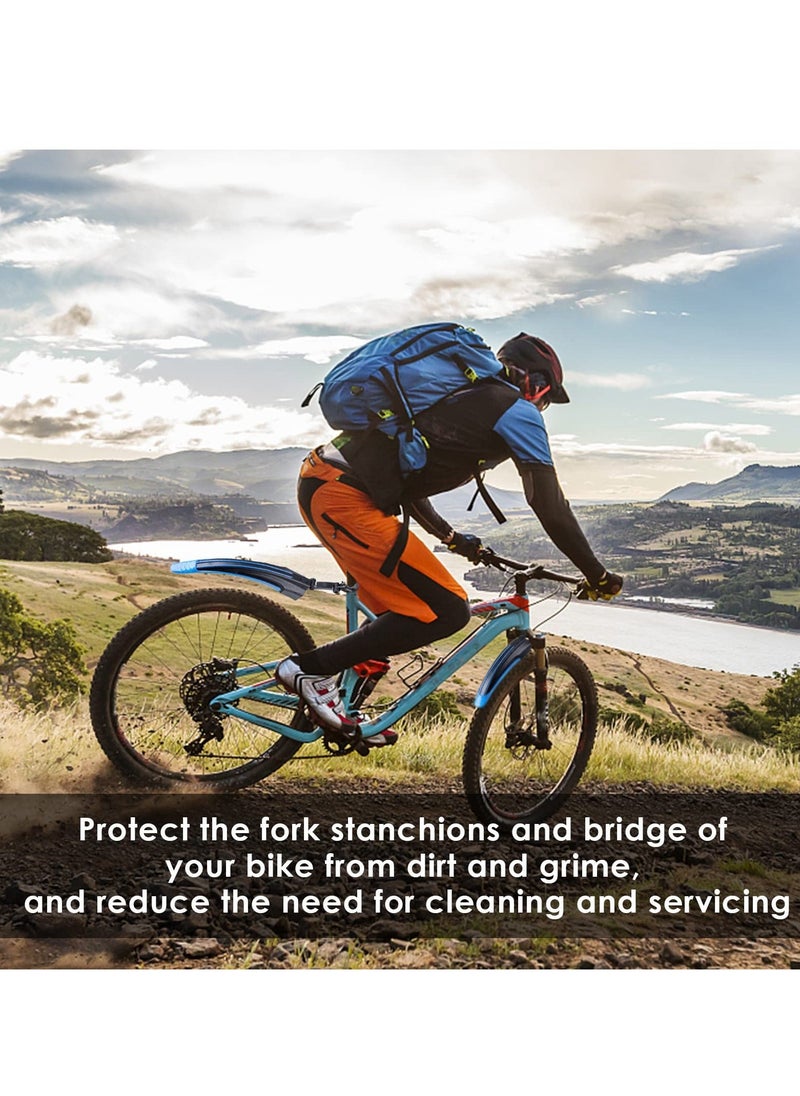 Y&D - Bike Fender Set, Universal Retractable Road Mountain Bicycle Mudguard Front and Rear Tires Mud Guard for 20"-26" - Image 1