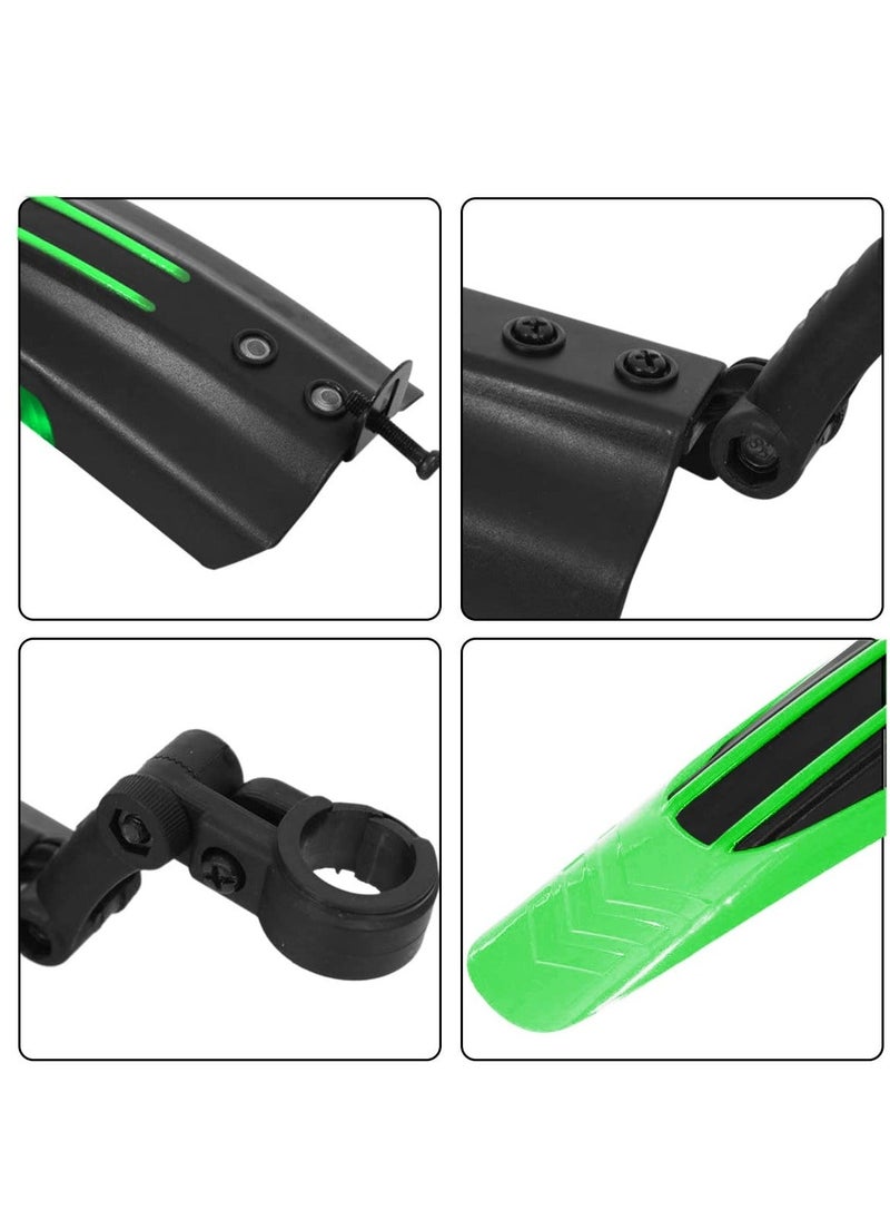 Y&D - Bike Fender Set, Universal Retractable Road Mountain Bicycle Mudguard Front and Rear Tires Mud Guard for 20"-26" - Image 1
